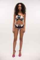 Bikini One Shoulder Pastel Noir