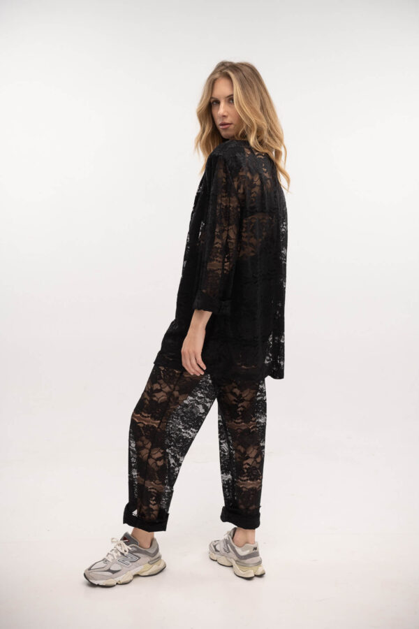 Lace Blazer Black