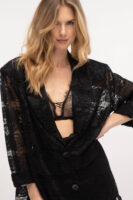 Lace Blazer Black