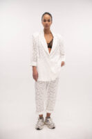 Lace Blazer White