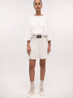 Lace Shorts White