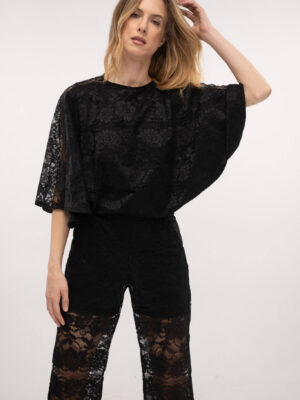 Lace Top Black