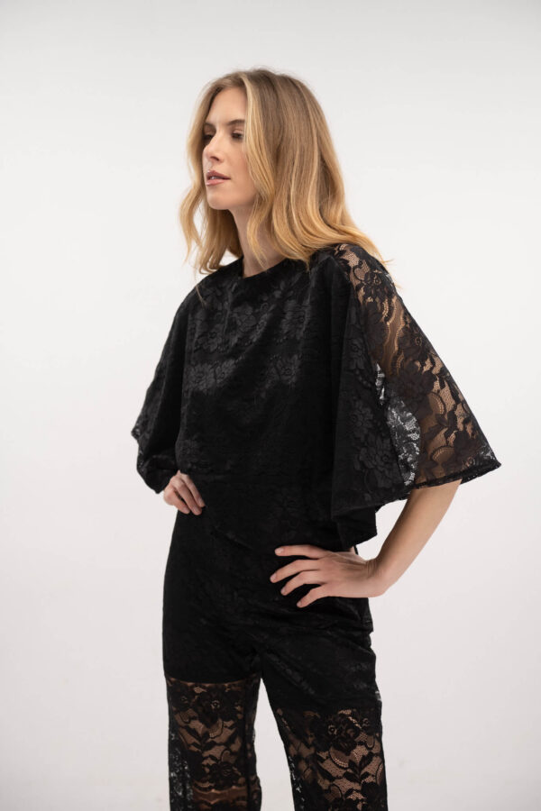 Lace Top Black
