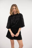 Lace Top Black