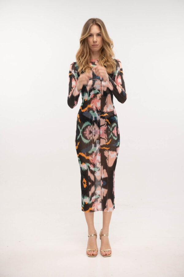 Mesh Dress Pastel Noir