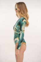 One Piece Long Sleeve Coral Reef
