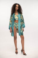 Satin Kimono Coral Reef