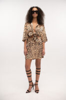 Satin Shirt Leo Nude