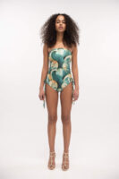 Strapless Swimsuit Coral Reef