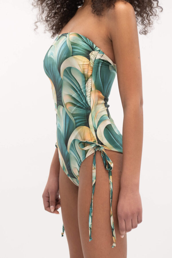 Strapless Swimsuit Coral Reef