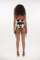 Strapless Swimsuit Pastel Noir