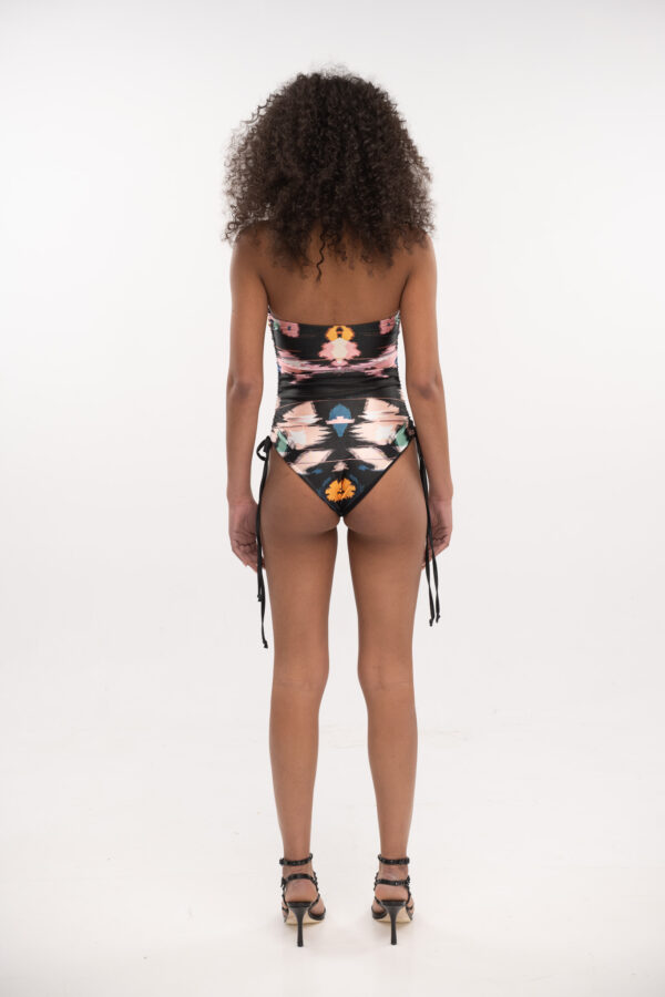 Strapless Swimsuit Pastel Noir