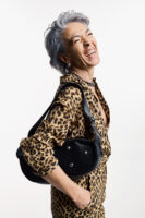 Christina Malle-Black Crush bag with Studs