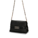 Christina Malle-Black Straw Mini Marlene