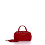 Christina Malle-Red Glossy Cassette bag