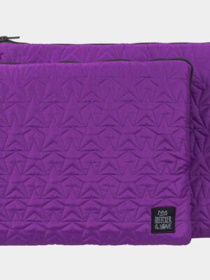 STARS PURPLE LAPTOP CASE