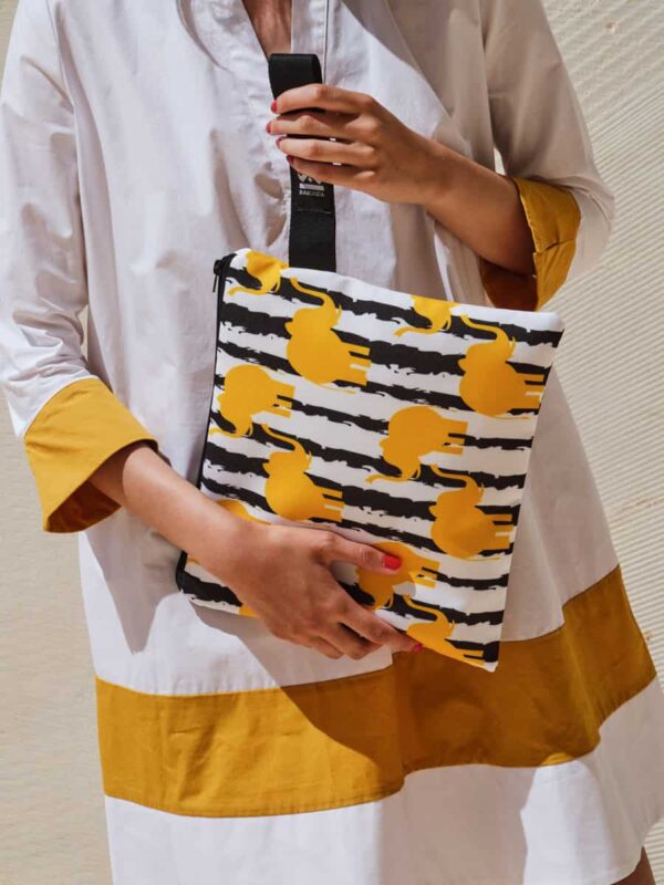 Χειροποίητη Τσάντα SquareW-Elephant