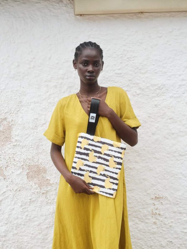 Χειροποίητη Τσάντα SquareW-Elephant