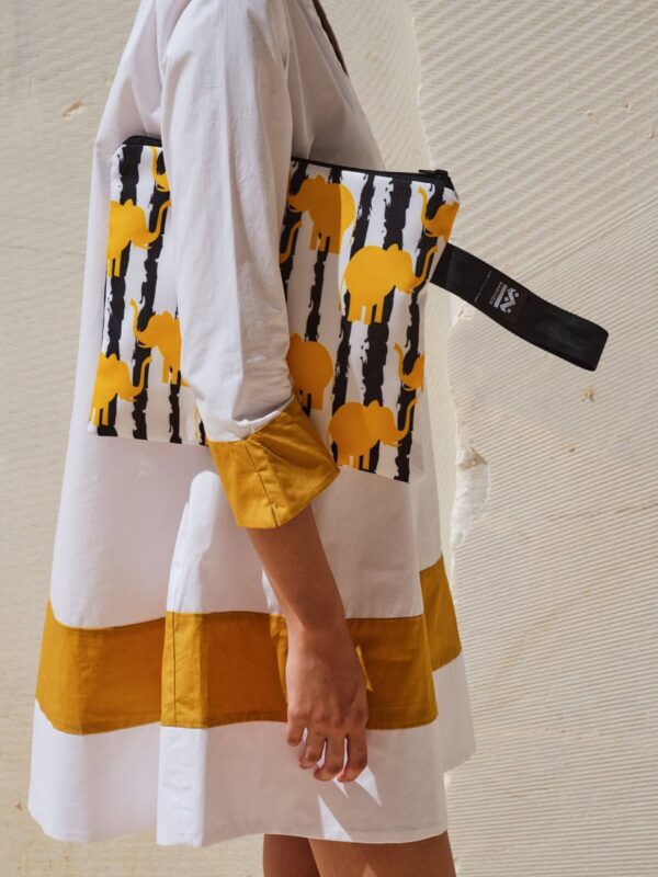 Χειροποίητη Τσάντα SquareW-Elephant