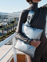 Χειροποίητη Τσάντα Block – SILVER