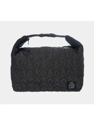 STARS BLACK LUNCH BAG