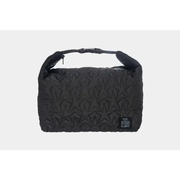 STARS BLACK LUNCH BAG