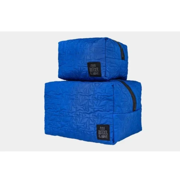 PALM TREE BLUE POUCH