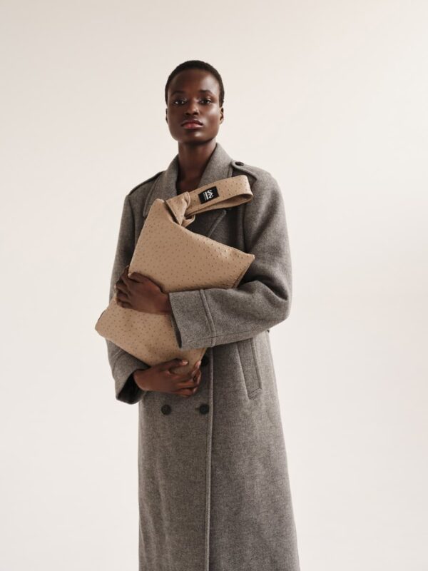 Χειροποίητη Τσάντα Block – Elephant Struzzo