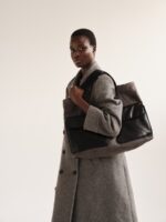 Χειροποίητη Τσάντα Demy Bag – Grey Suede