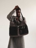 Χειροποίητη Τσάντα Demy Bag – Grey Suede