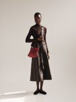 Χειροποίητη Τσάντα Petite Bag – Burgundy Snake