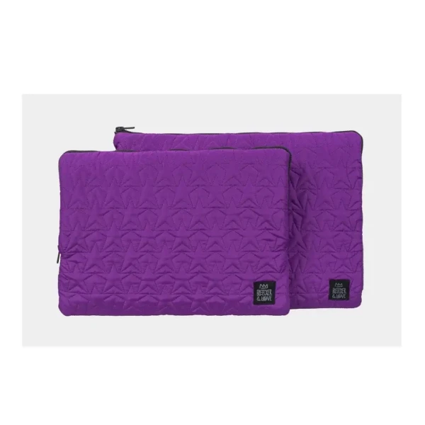 STARS PURPLE LAPTOP CASE