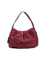 Χειροποίητη Τσάντα Sky Bag – Burgundy Snake