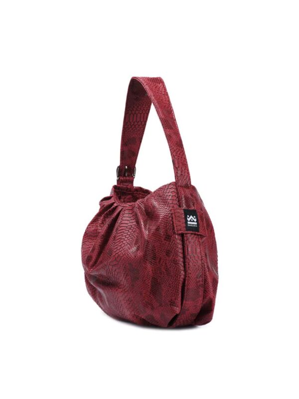 Χειροποίητη Τσάντα Sky Bag – Burgundy Snake