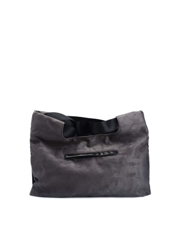 Χειροποίητη Τσάντα Demy Bag – Grey Suede