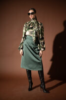 Zebra Green Bow Shirt