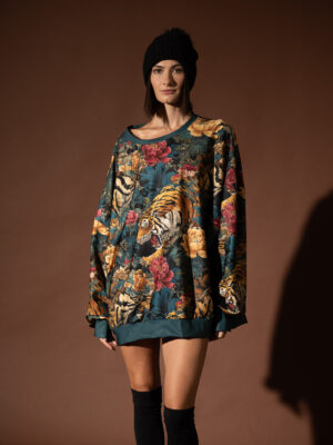 Wild Flower Oversized Sweatshirt