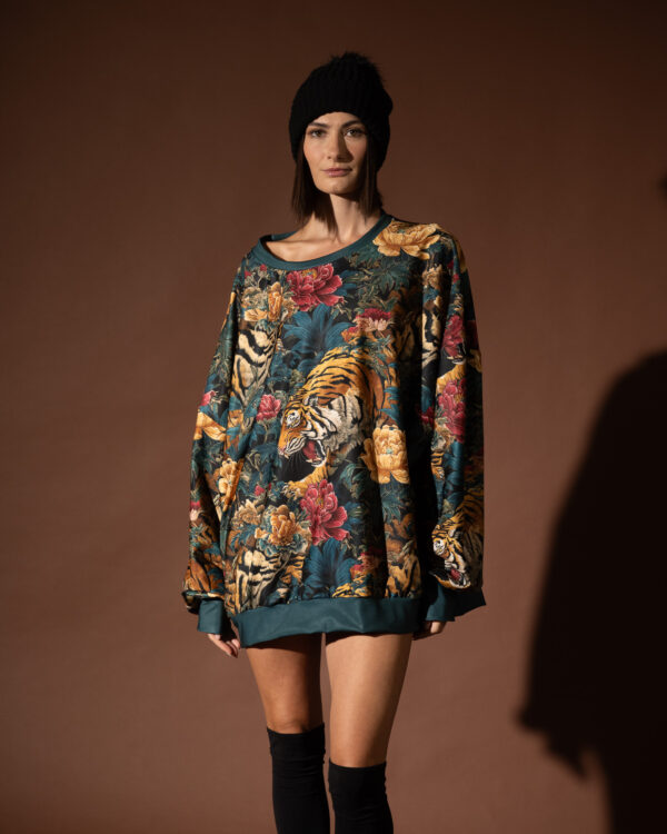 Wild Flower Oversized Sweatshirt