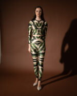 Zebra Green Leggings