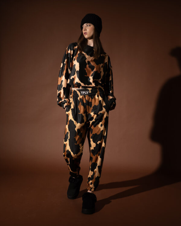 Cow Coffee Track Pants