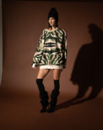 Zebra Green Oversized Sweatshirt