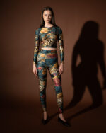 Wild Flower Lycra Crop Top