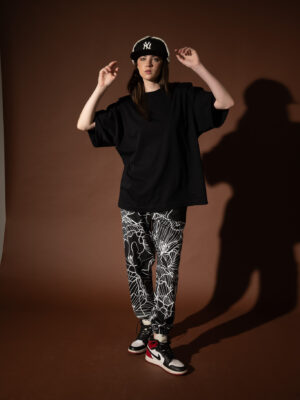 Black Oversized T-Shirt Choose Love