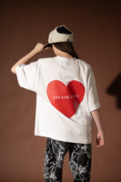 White Oversized T-Shirt Choose Love