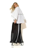 Poplin Oversize Shirt with Culture Logo at Back