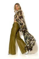 Faux Leather Wide leg Pants