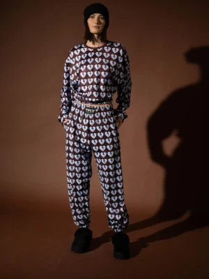 Wine Heart Track Pants