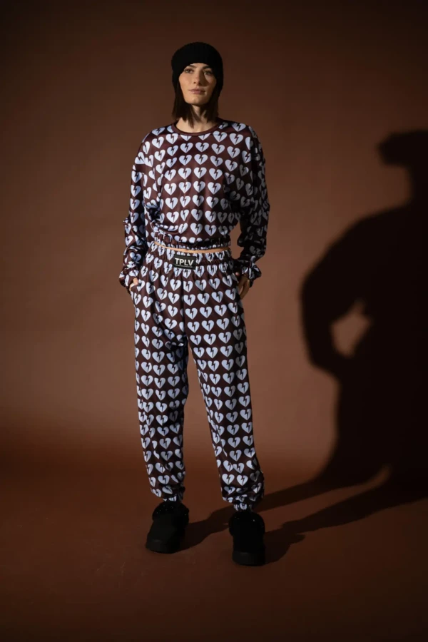 Wine Heart Track Pants