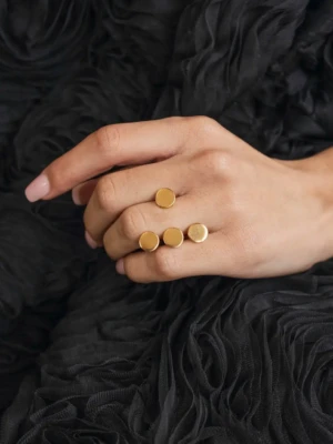 Χειροποίητο Δαχτυλίδι Aura – Επίχρυσο ασήμι 925