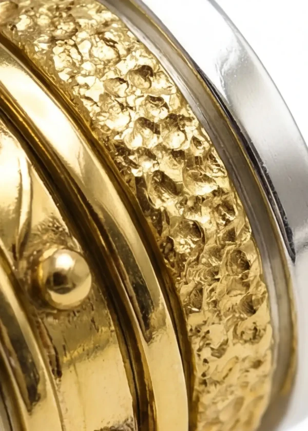 Χειροποίητο περιστρεφόμενο Δαχτυλίδι “Greece” – Δίχρωμο